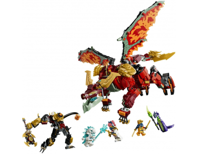 LEGO NINJAGO Wyldfyre'ın Dönüşen Ejderha Robotu 71868