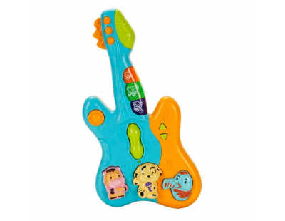 Minibo Sesli ve Işıklı Hayvan Figürlü Gitar