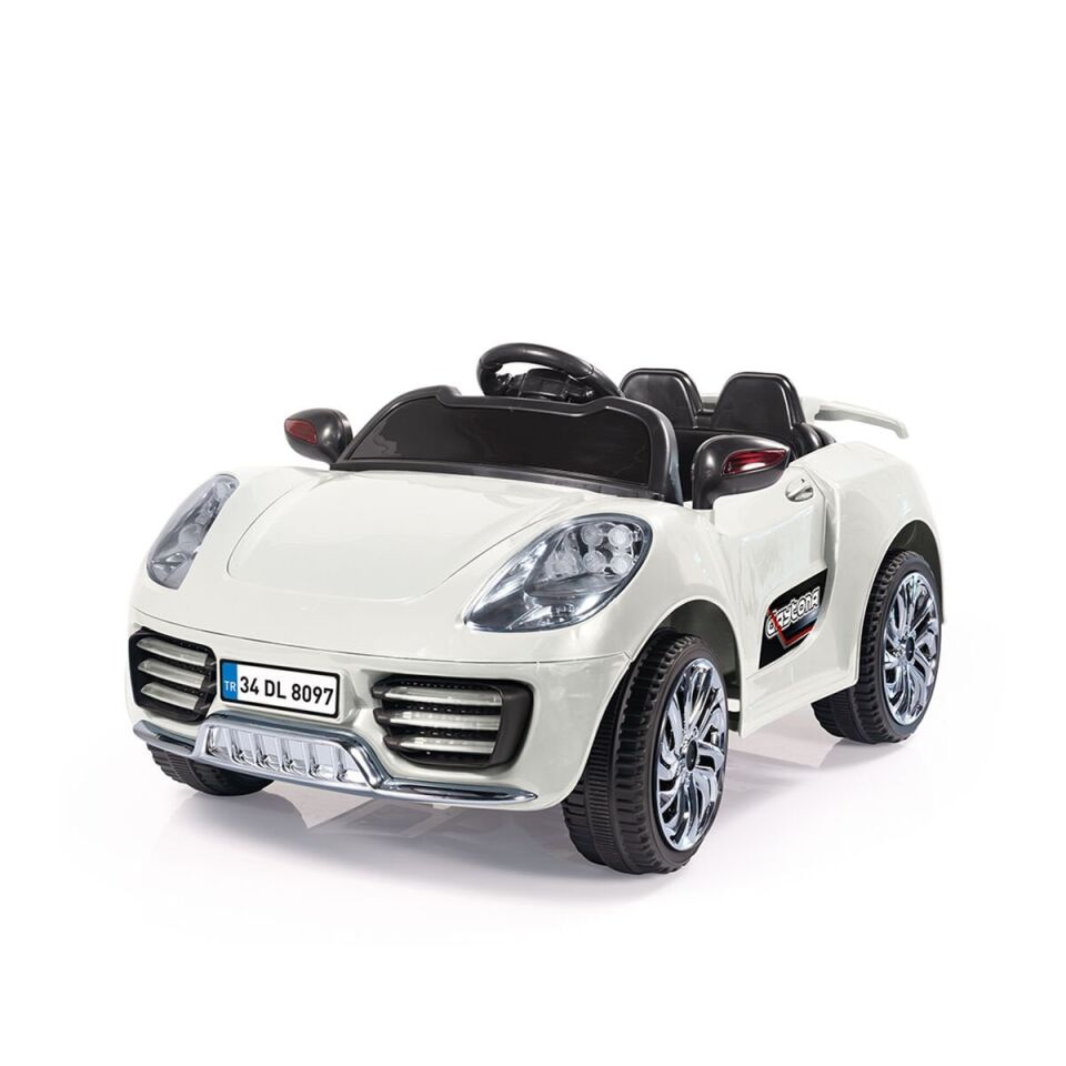 8197 OYUNCAK DAYTONA BEYAZ 12V AKÜLÜ ARABA
