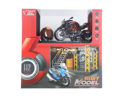 1/12 Motosiklet Gustav PB 3R Sesli ve Işıklı