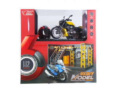 1/12 Motosiklet Harley Wolverine PB 3R Sesli ve Işıklı