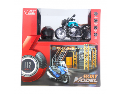 1/12 Motosiklet Latte PB 3R Sesli ve Işıklı