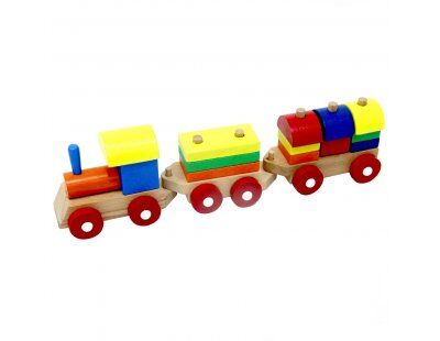 Playwood Eğitici Ahşap Bultak Tren