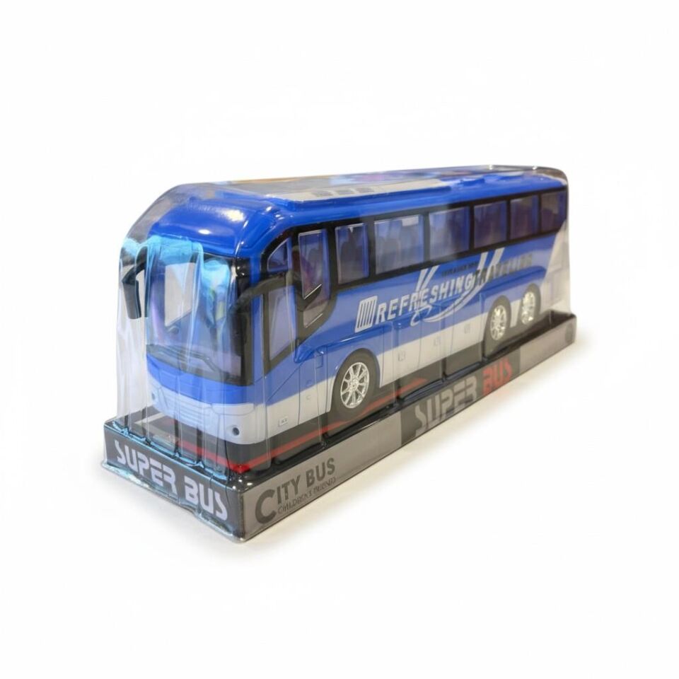 828-A2  SÜRTMELİ  OYUNCAK OTOBÜS -PSF