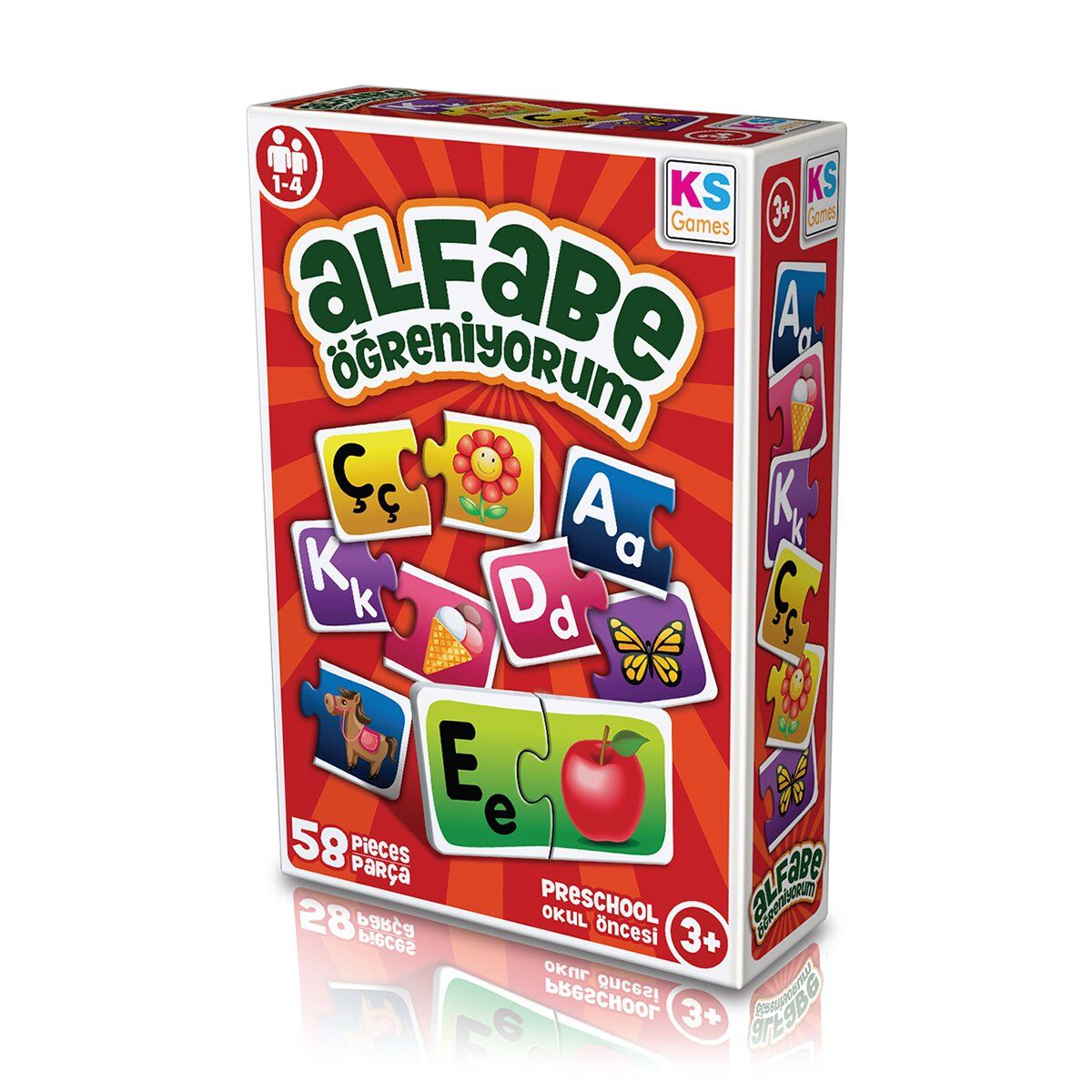KS Games Alfabe Öğreniyorum 58 Parça AG257