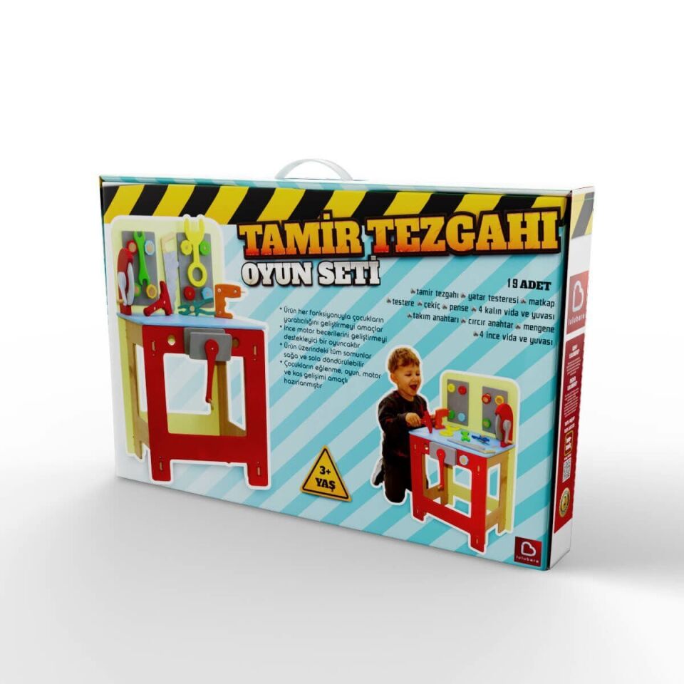1014 Ahşap Tamirci Tezgahı - Lulubere Oyuncak