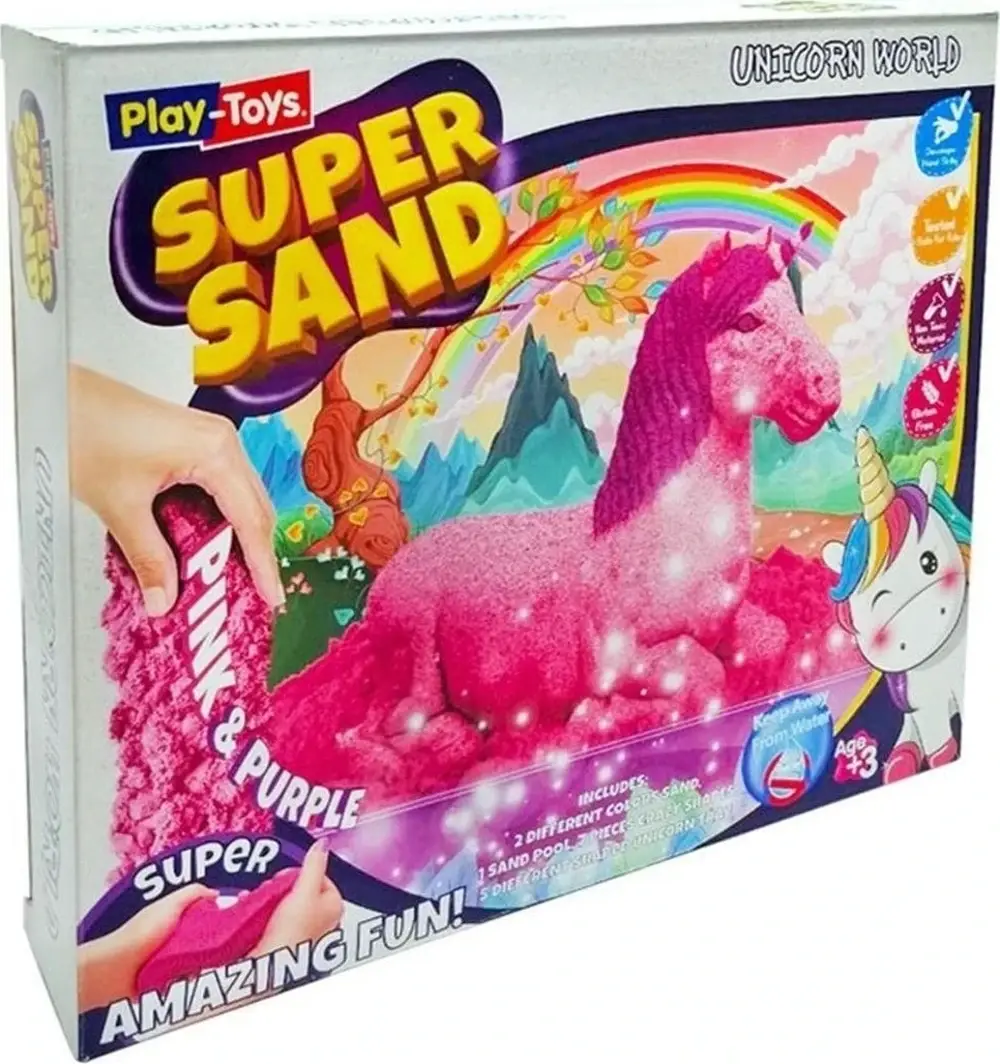 Play Toys Super Sand Unicorn Dünyası Oyun Kumu
