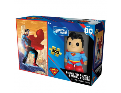 Prime 3D Yetişkin Puzzle 300 Parça ve Superman Figür