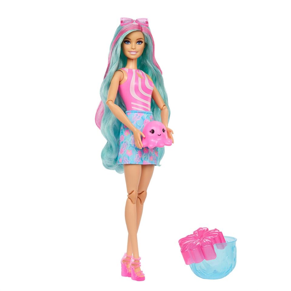 JKF62 Barbie POP Reveal Sürpriz Bebek - Mavi Saçlı