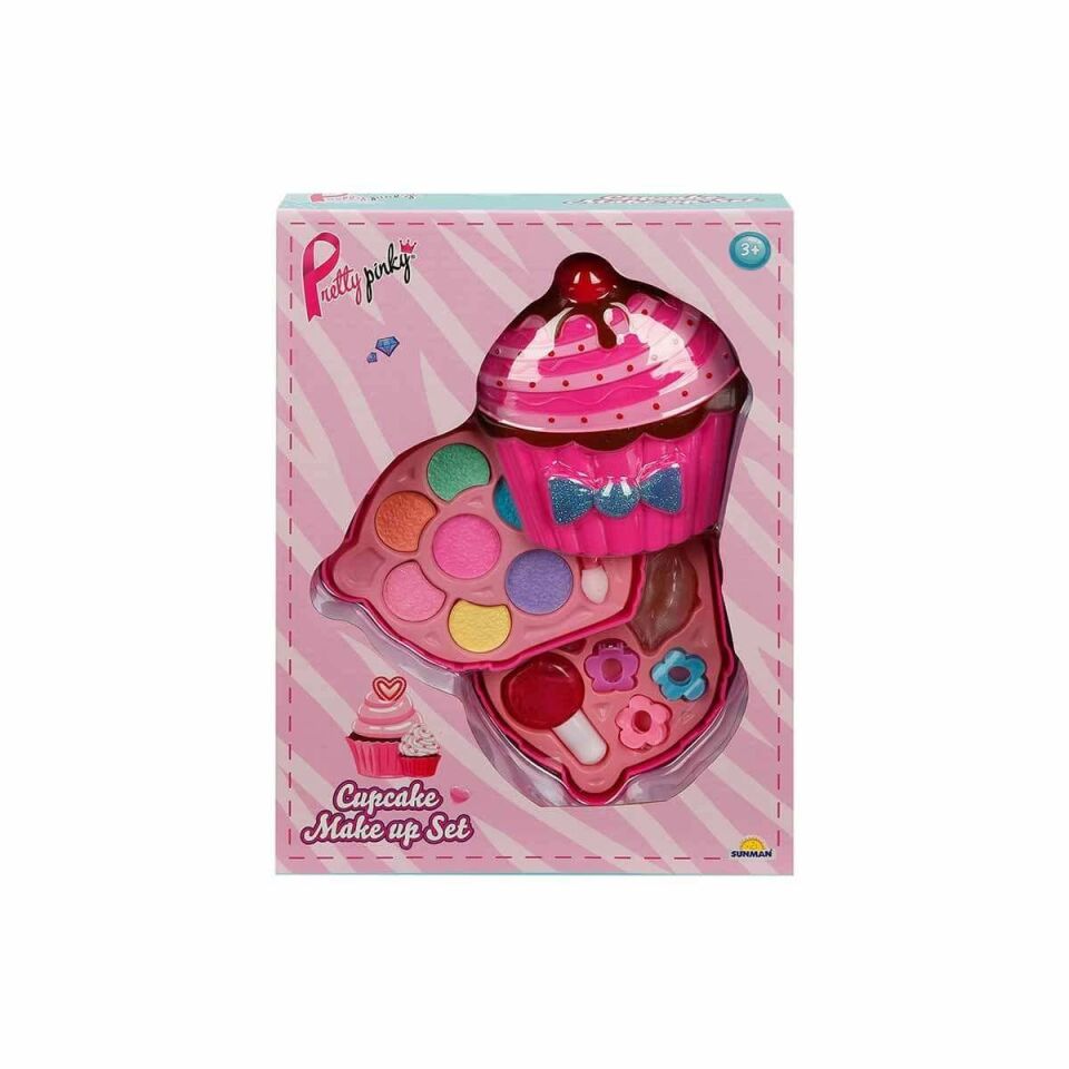 Pretty Pinky Cupcake İki Katlı Makyaj Güzellik Seti
