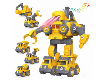 5in1 Zapp Toys Sesli ve Işıklı Sök Tak Robot