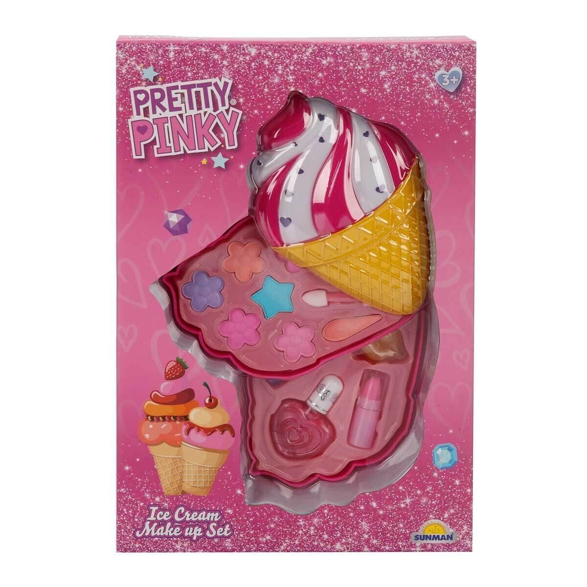 Pretty Pinky Dondurma Şekilli İki Katlı Makyaj Güzellik Seti 2595