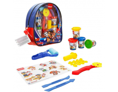Crafy Sırt Çantalı PAW Patrol Oyun Hamuru Seti 200 gr 18 Parça