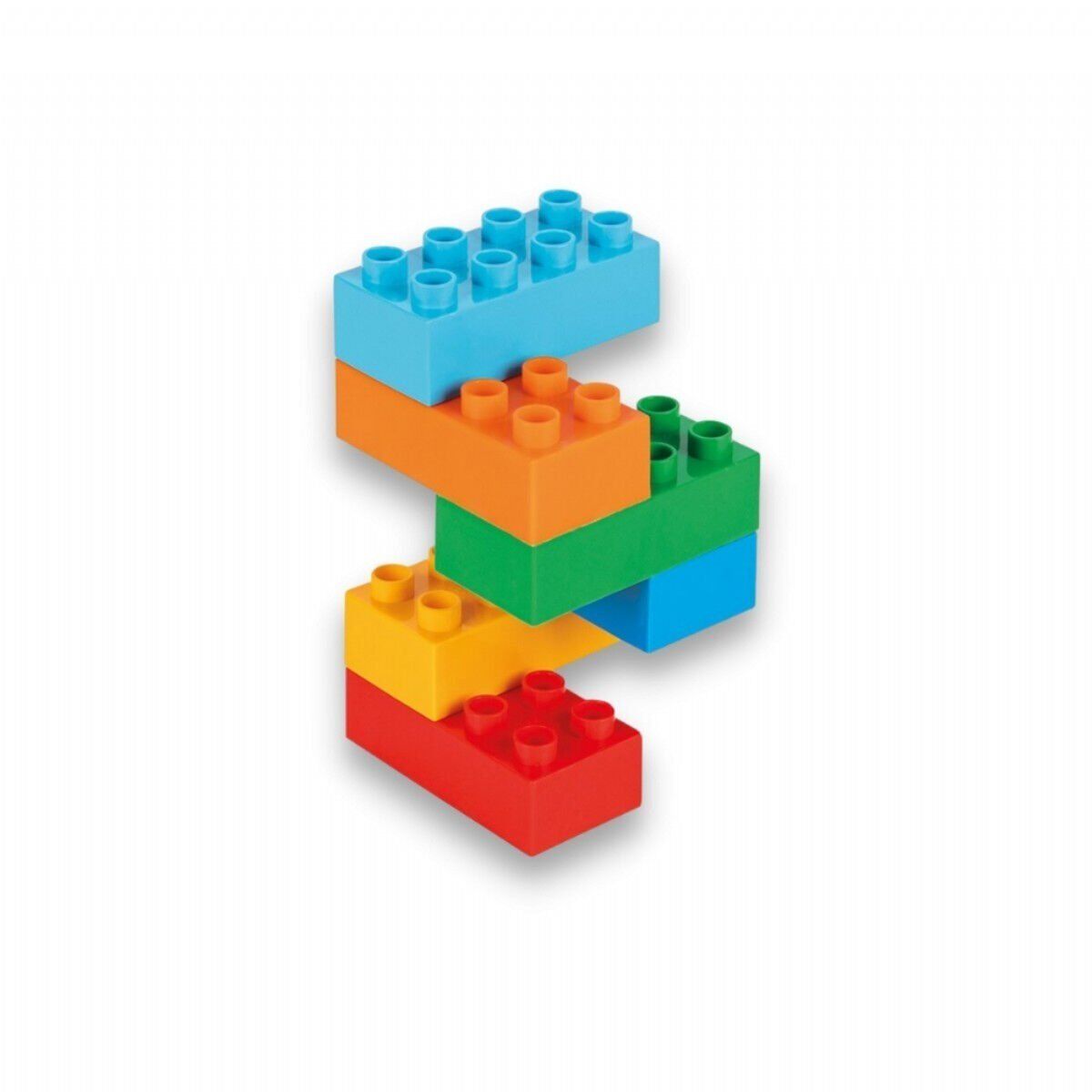 Pilsan Makro 6 Renkli Tuğla Bloklar 12 Parça 03-555