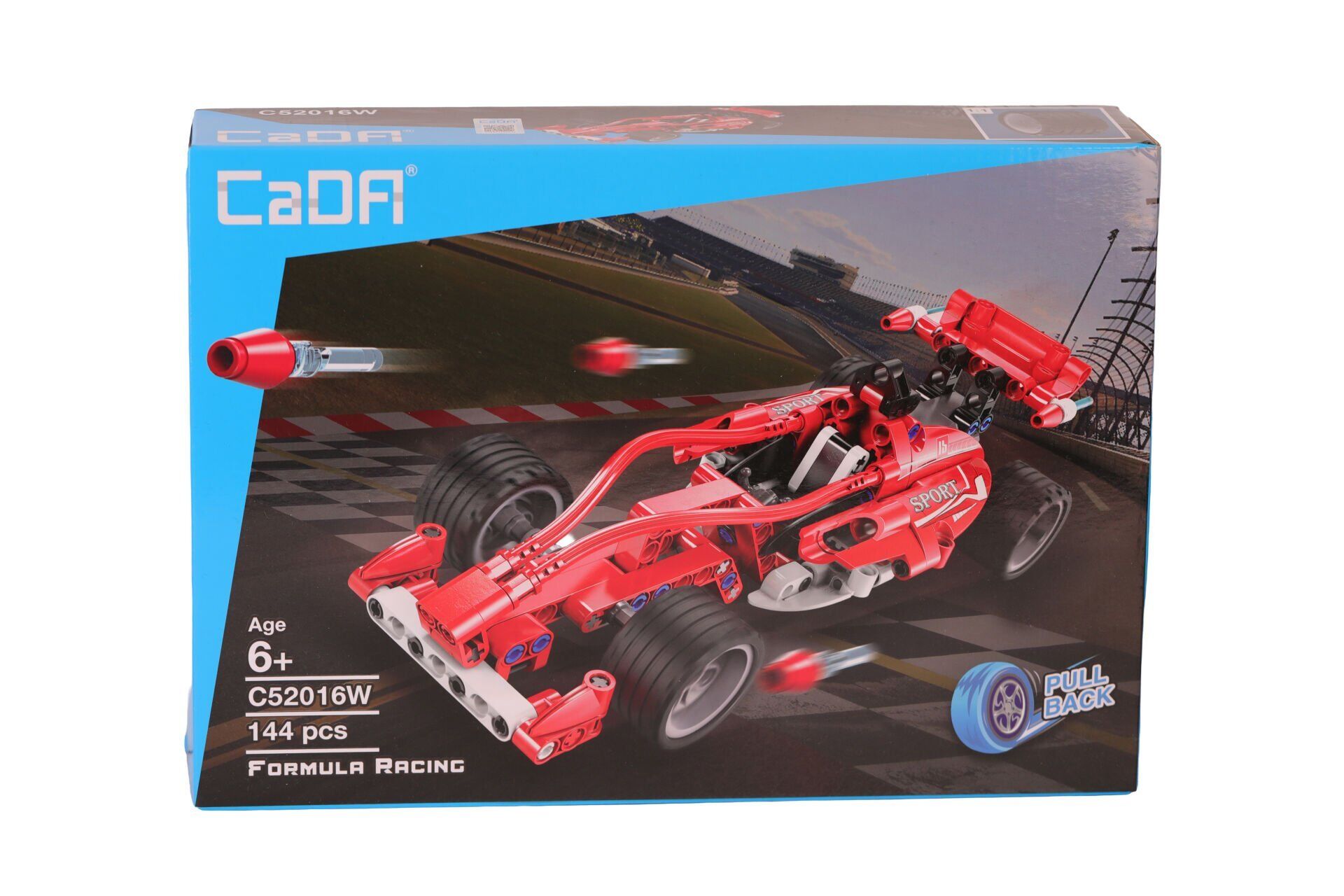 C52016W YARIŞ ARABASI ÇEK BIRAK 144 PARÇA BLOCK OYUNCAK