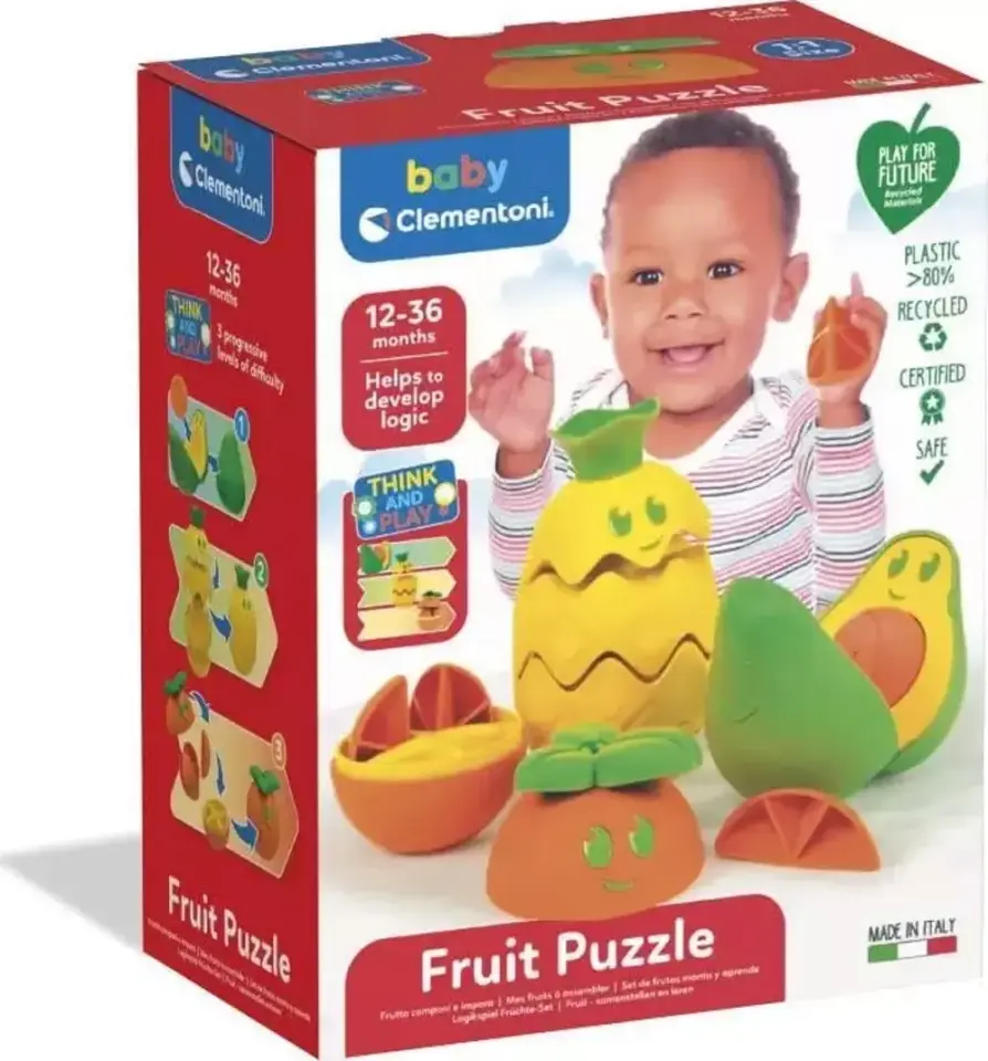 Clementoni Baby Fruit Puzzle Meyveler