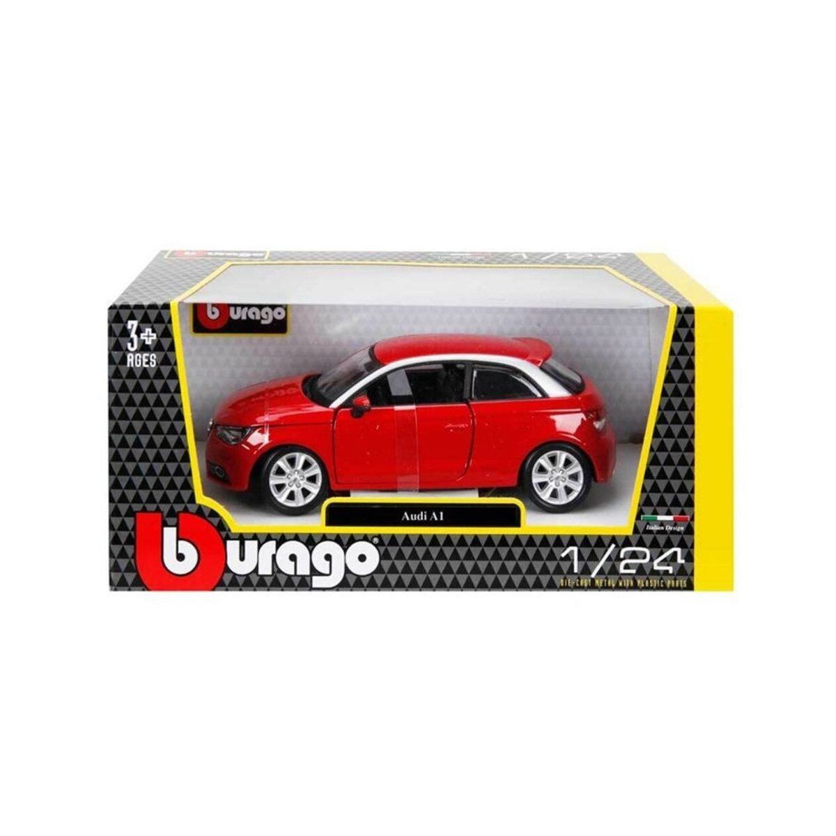 Bburago 1:24 Audi A1 - Kırmızı