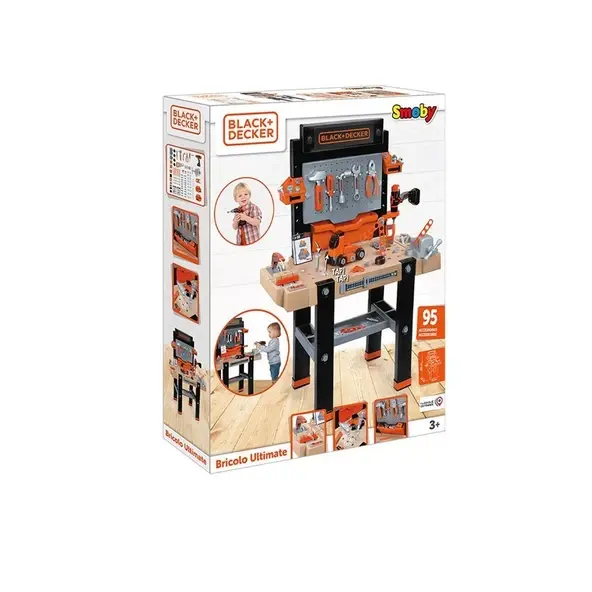 Smoby Black+Decker Bricolo Ultimate Çalışma Tezgahı 360730