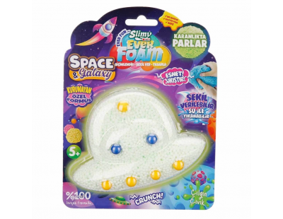 Slimy Ever Gece Parlayan Köpük Slime Ufo