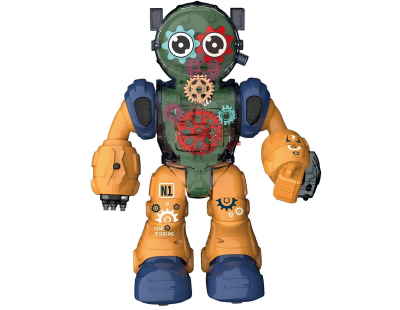 Işıklı ve Müzikli Şeffaf Renkli Robot