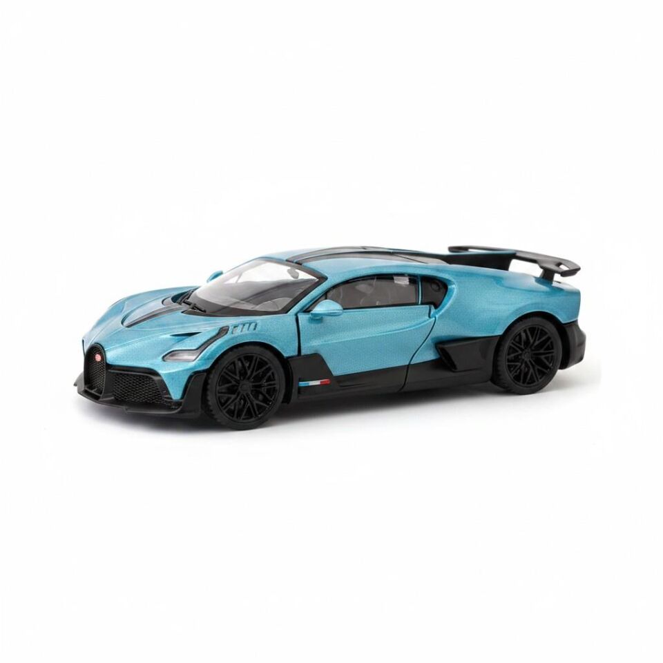 RW8343 1:43 BUGATTİ DİVO ÇEK BIRAK ARABA LİSANSLI METAL MODEL ARABA