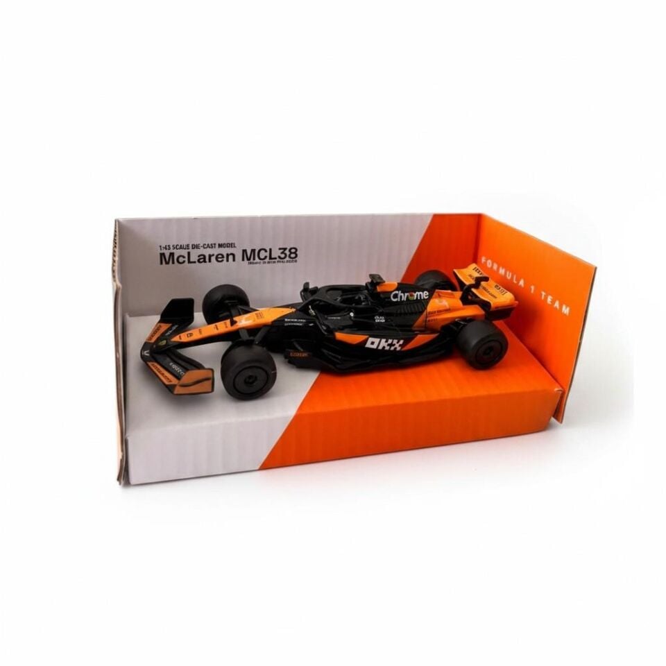 RW5243 1:43 MCLAREN F1 ÇEK BIRAK ARABA LİSANSLI METAL MODEL ARABA