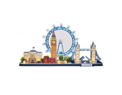 London City Line 3D Puzzle LED Işıklı