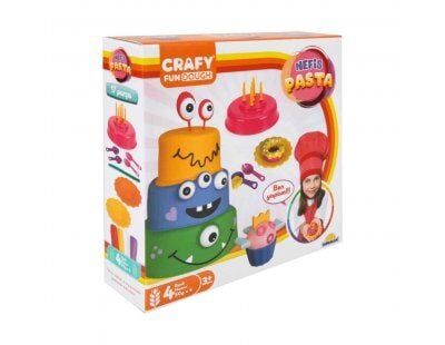 Crafy Nefis Pasta Oyun Hamur Seti 17 Parça 200 gr.