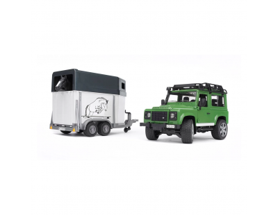 Bruder Land Rover Arazi Aracı Ve At Nakil Aracı BR02592