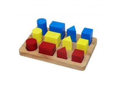 Kutulu Ahşap  Geometrik Büyükten Küçüğe