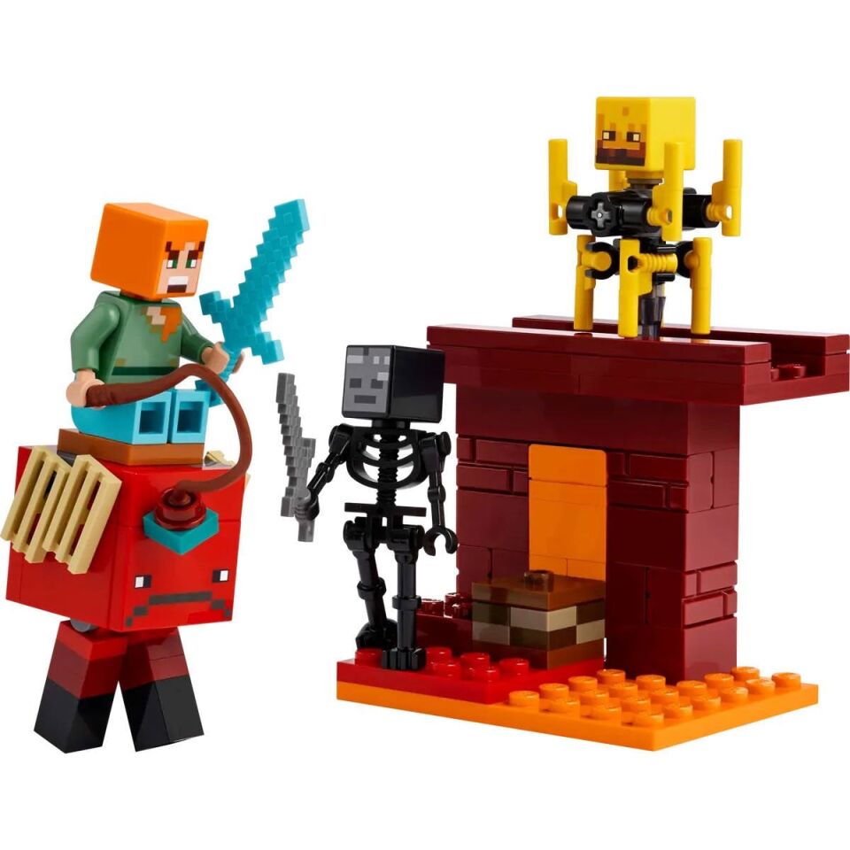 21266 Lego Minecraft Nether Lav Savaşı 99 parça +6 yaş