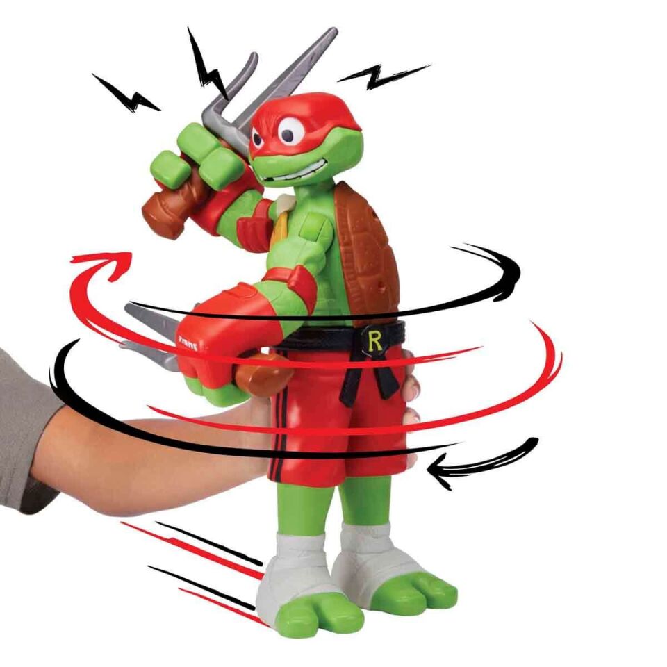 TU844000 TMNT  Roll N Punch Raphael 30 cm Figür - 83418