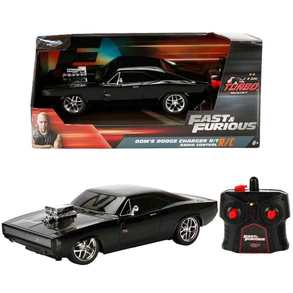 9773 SUN-SIM-JDA-RC ARABA 1 24 FAST FURIOS DODGE CHARGER 1970 2 4GHZ FASTF