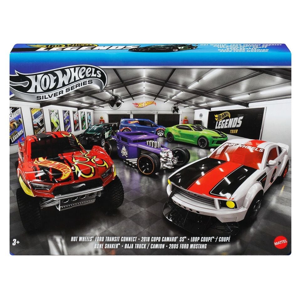 JLB24 Hot Wheels Legends 6lı Araç Paketi 1:64