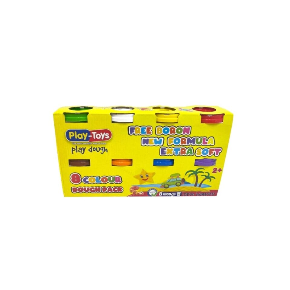 1727 PLAY-TOYS 8X100 GR OYUN HAMURU