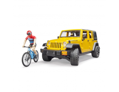 Jeep W. Rubicon & Bisiklet Ve Sürücüsü