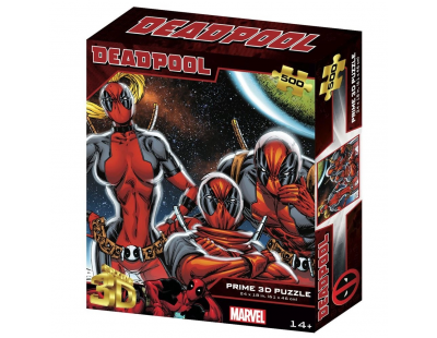 Prime 3D Marvel Deadpool Puzzle 500 Parça